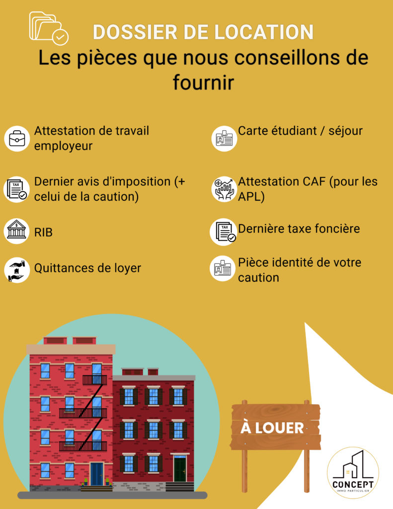 Les pièces facultatives pour constituer son dossier de location